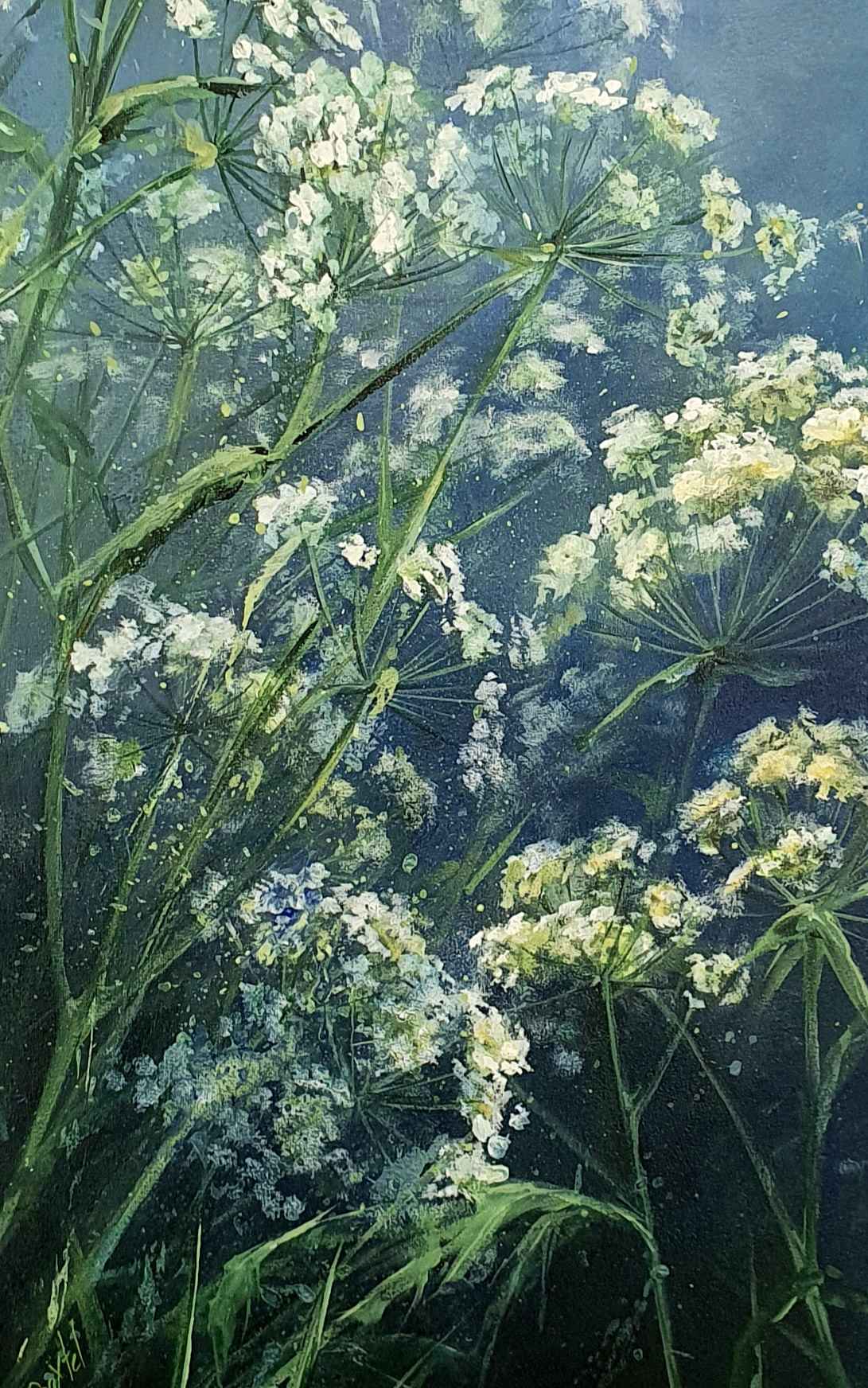 Schilderij wilde bloemen painting wildflowers