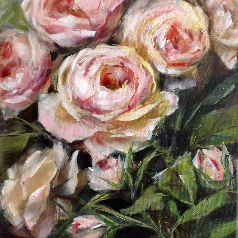 Schilderij met Rozen