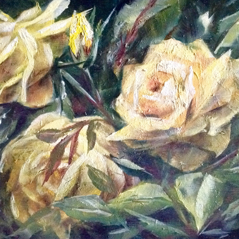 Schilderij met Rozen