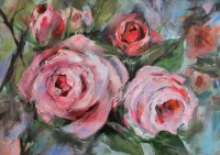 Schilderij met Rozen