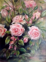 Schilderij met Rozen