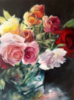 Schilderij met Rozen