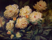 Schilderij met Rozen