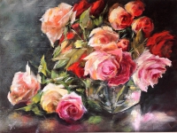 Schilderij met Rozen