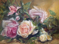 Schilderij met Rozen