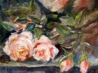 Schilderij met Rozen