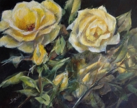 Schilderij met Rozen