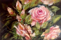 Schilderij met Rozen
