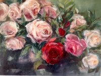 Schilderij met Rozen