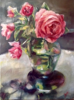 Schilderij met Rozen