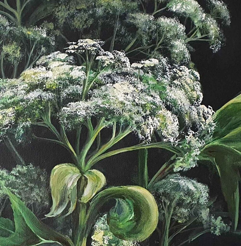 painting wild flowers